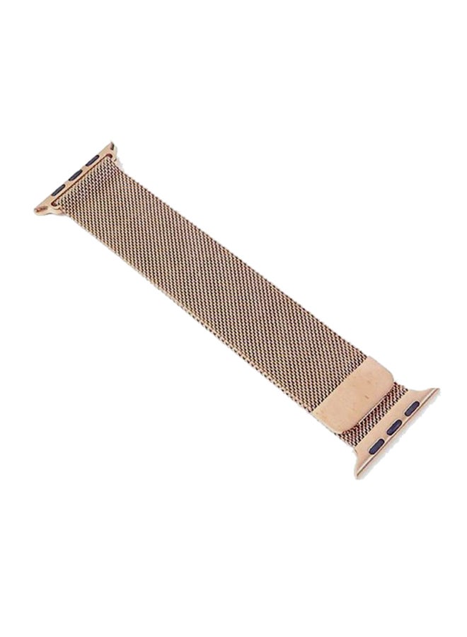 Mesh Wrist Band For Apple Watch 38-40mm Rose Gold