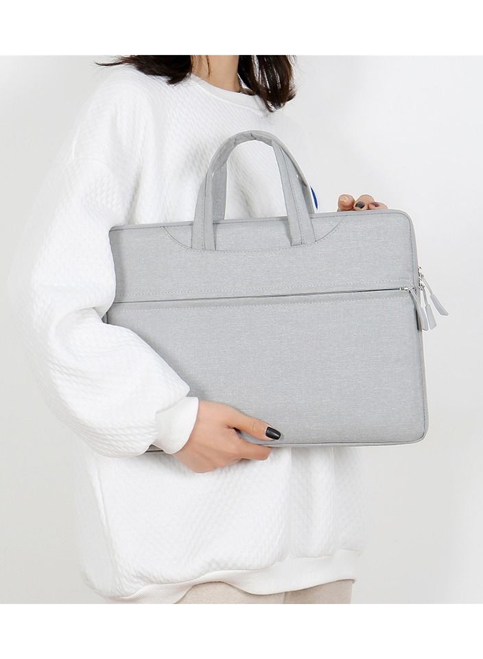 Handbags 15.5 Inch Waterproof Portable Business Men Leather Briefcase Laptop Bags