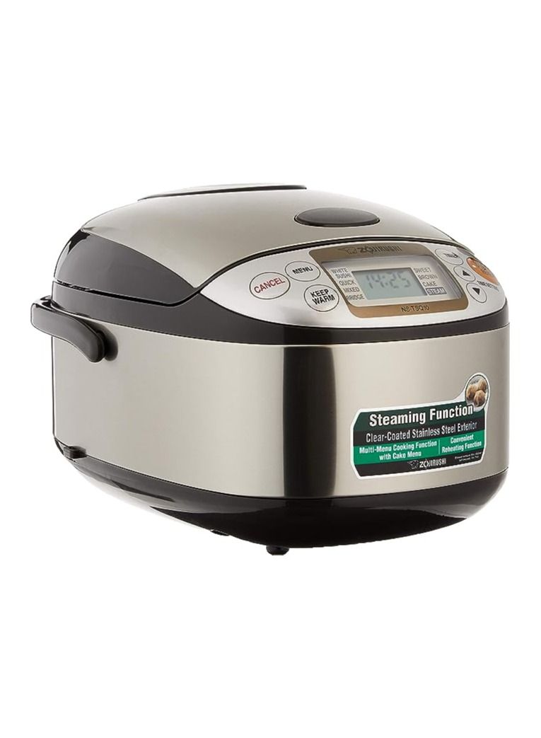Electronic Rice cooker/ warmer 1.0 ltr, Stainless brown