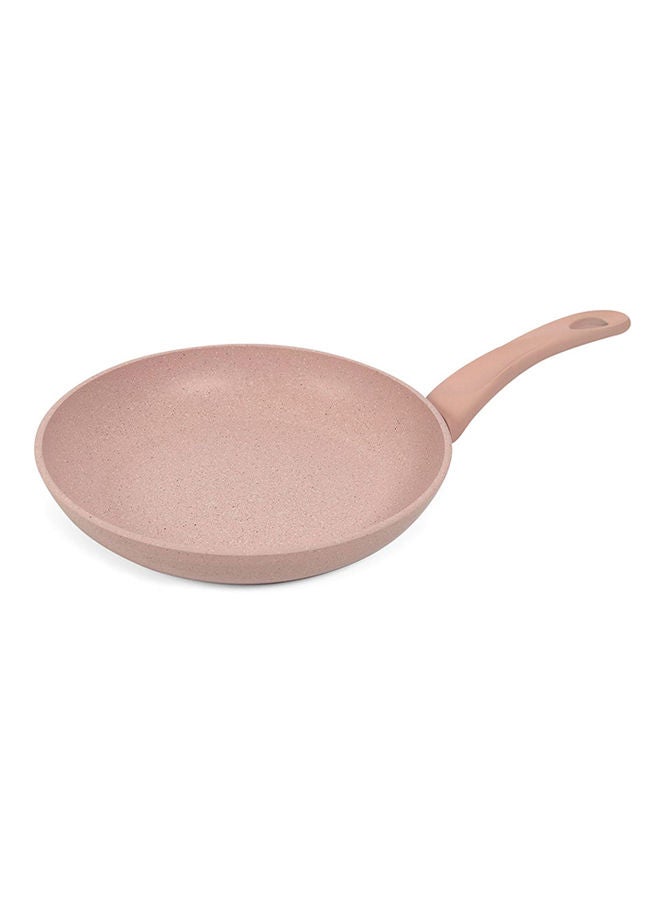 Dara Casserole and Fry Pan Set, Pink & Clear - 26 cm