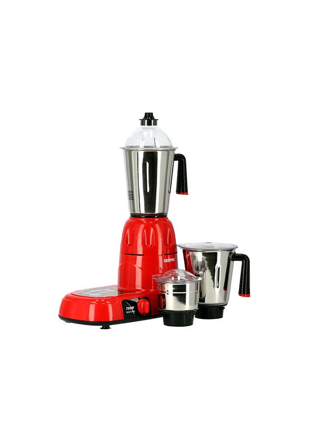 4-Piece Mixer Grinder Set 750.0 W Gsb5081 White/red