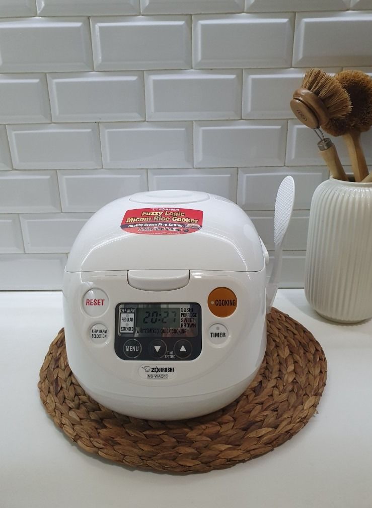 Electronic Rice cooker/ warmer 1.0 ltr, Cool white