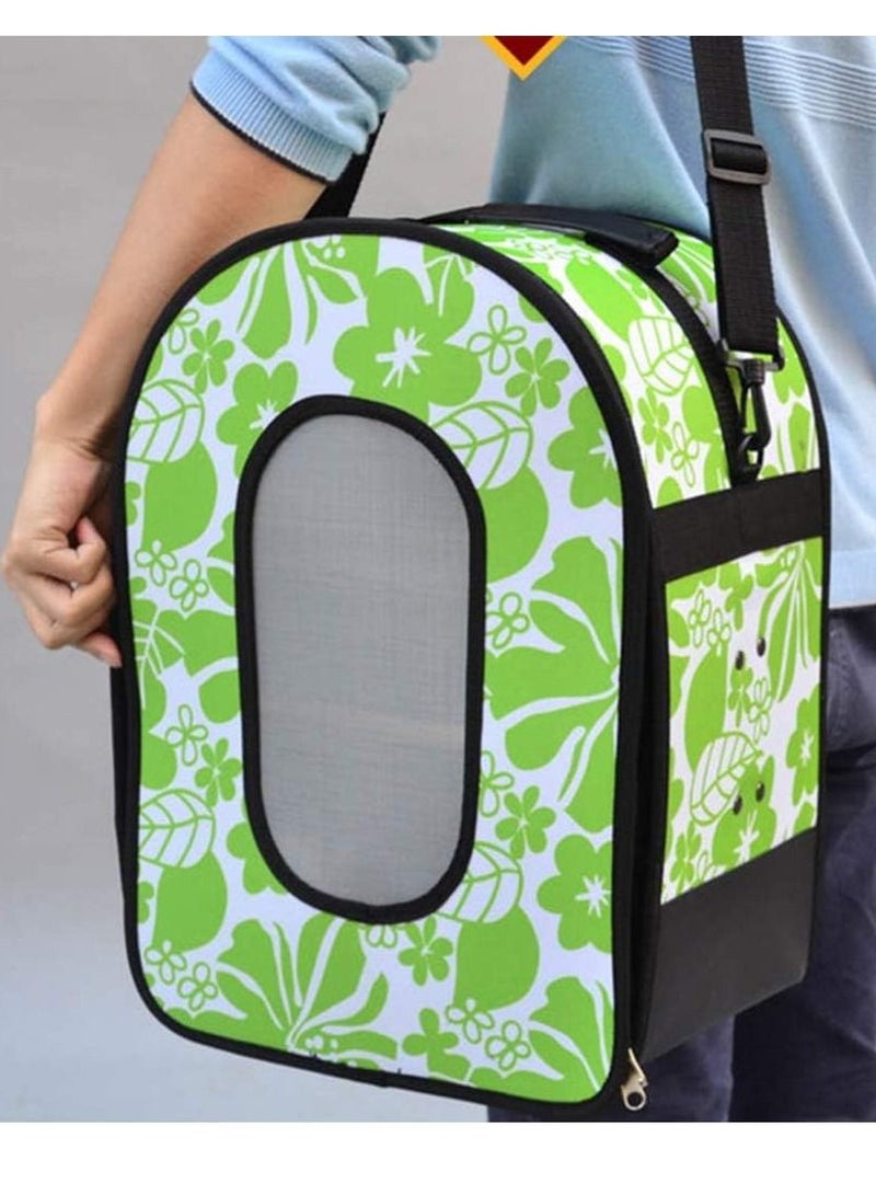 Hands Free Shoulder Breathable Soft Sided Travel Bird Carrier