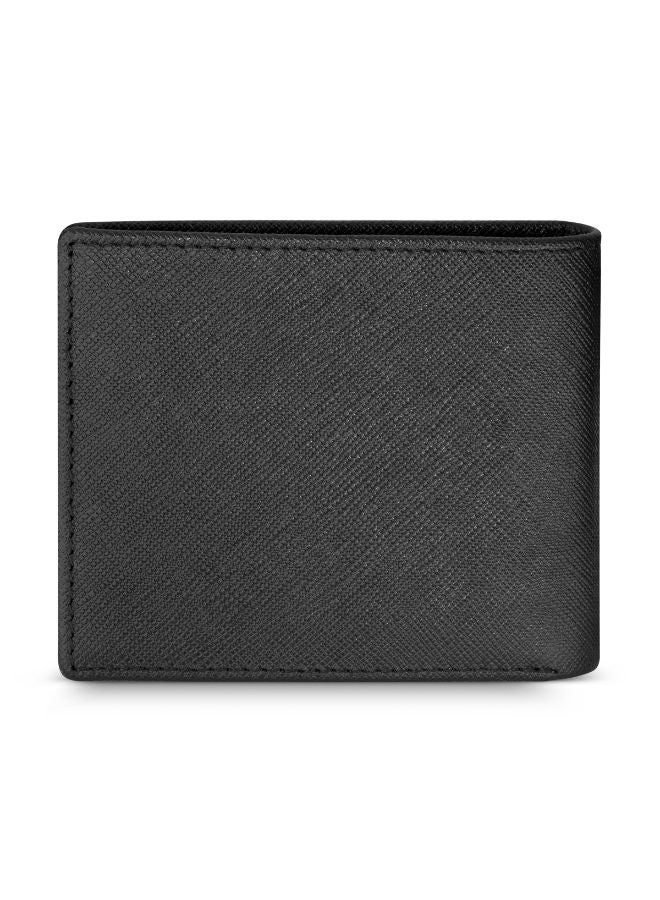 Black Leather Wallet for Men