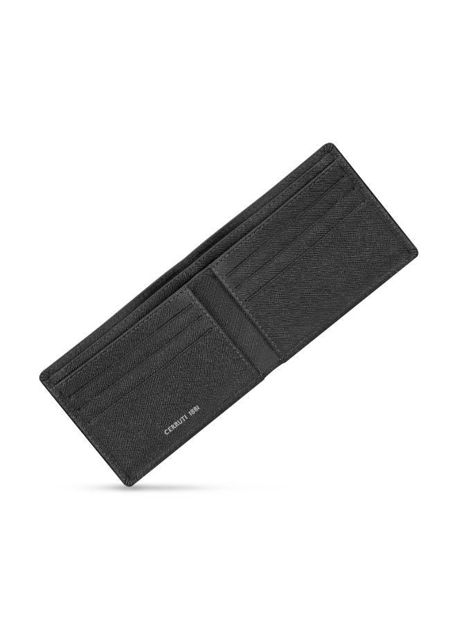 Black Leather Wallet for Men