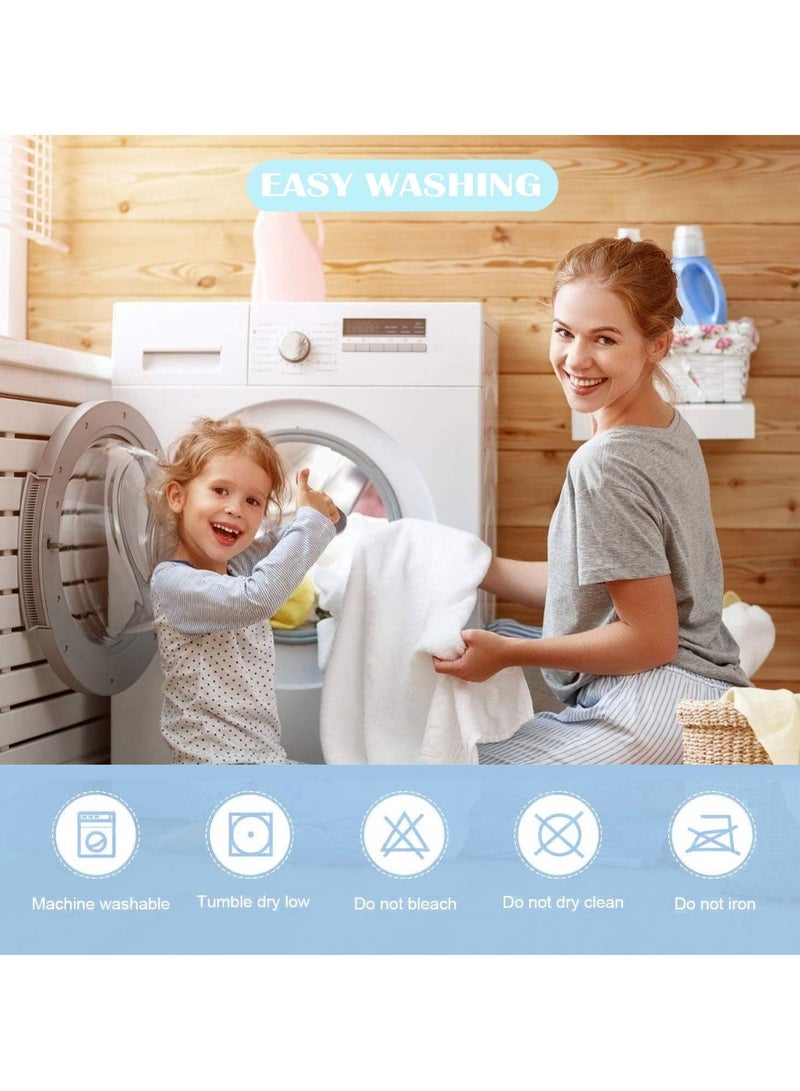 2 Pack Bamboo Hooded Baby Towel Organic Bamboo Bath Towel for Toddler Soft and Super Absorbent Washcloth Machine Washable Towel Keeps Your Baby Warm Cosy