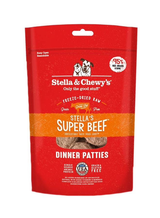 Freeze-Dried Raw Super Beef Dinner Patties