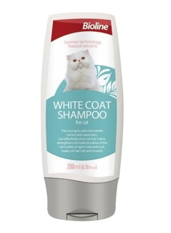 White Coat Shampoo For Cat White 200ml
