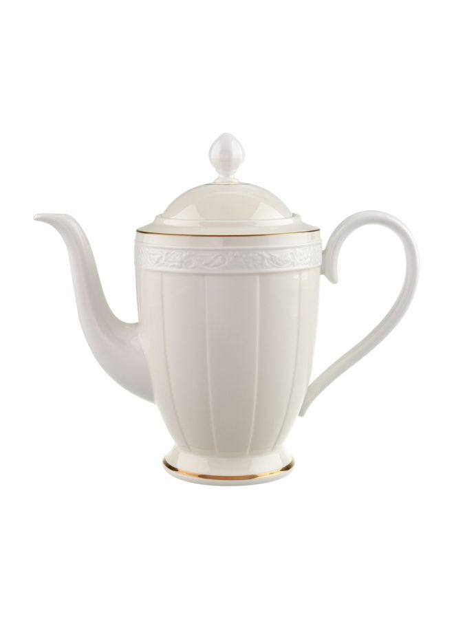 Ivoire Coffeepot White/Gold