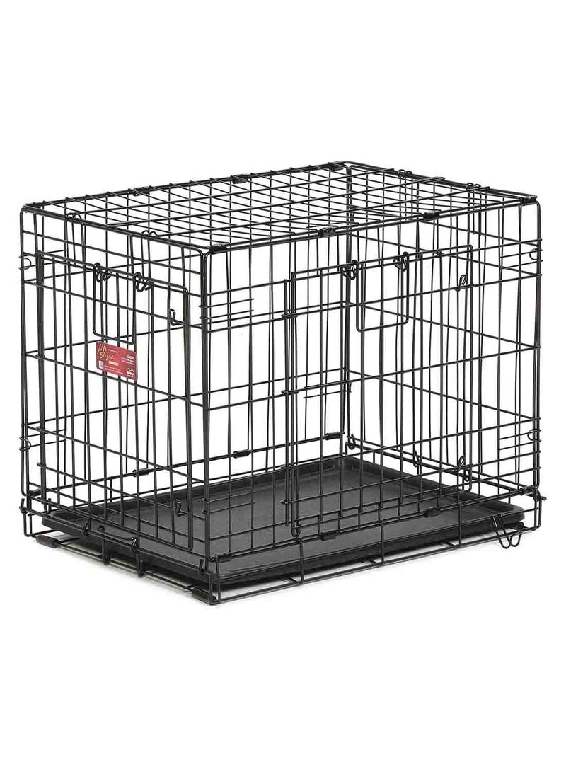 Life Stage A.C.E. Double Door Crate Black 22inch