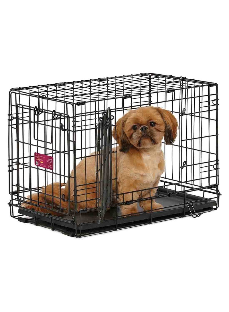 Life Stage A.C.E. Double Door Crate Black 22inch