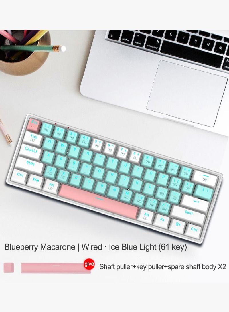 Z-11T 61 keys RGB Mechanical Gaming Keyboard Red Switch