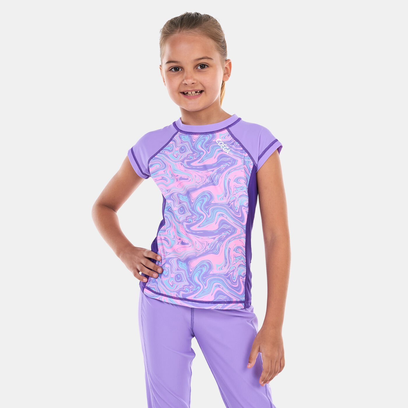 Kids' Cap-Sleeve Rashguard