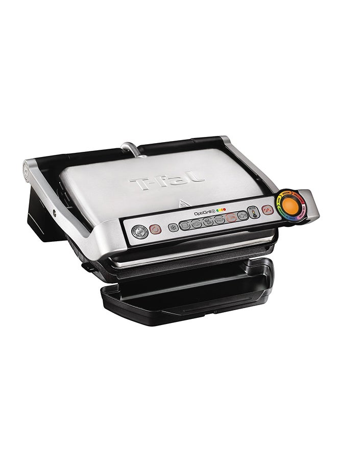 Grill | Optigrill for indoor electric grilling  & barbeque |with 6 Automatic Cooking Programs and a Manual Mode With Four Temperature Settings |  2 Years Warranty 2000 W GC712D28 Stainless Steel