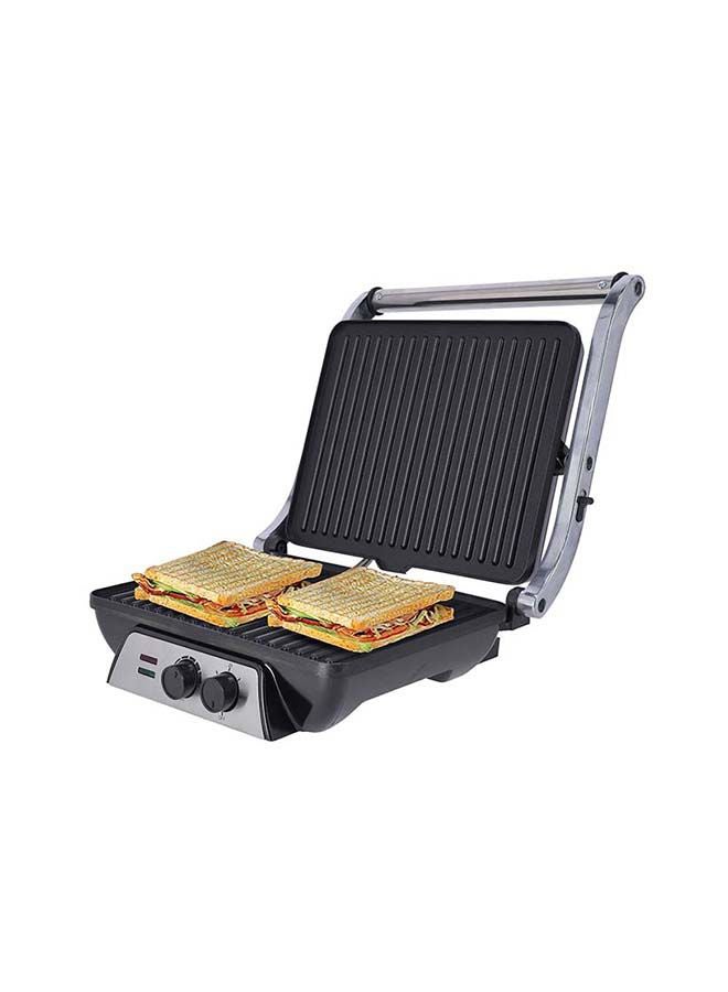 Super-Jumbo Grill Sandwich Maker 2000.0 W OMGM2441 Black/Silver