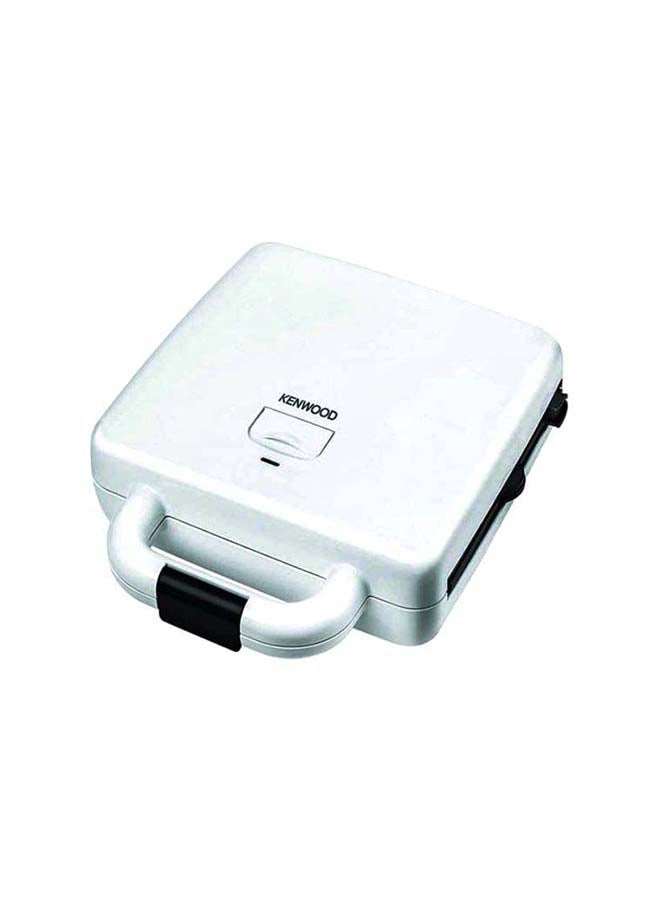 2 In 1 Non Stick Sandwich Maker With Removable Plates, 180 Degree Hinge, 2 Non Stick Plates, 4 Slots 1300 W SMP94AO White