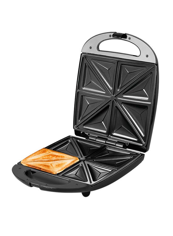 8-Slice Non Stick Sandwich Maker 1100 W NL-ST-4655-BK Black/Silver