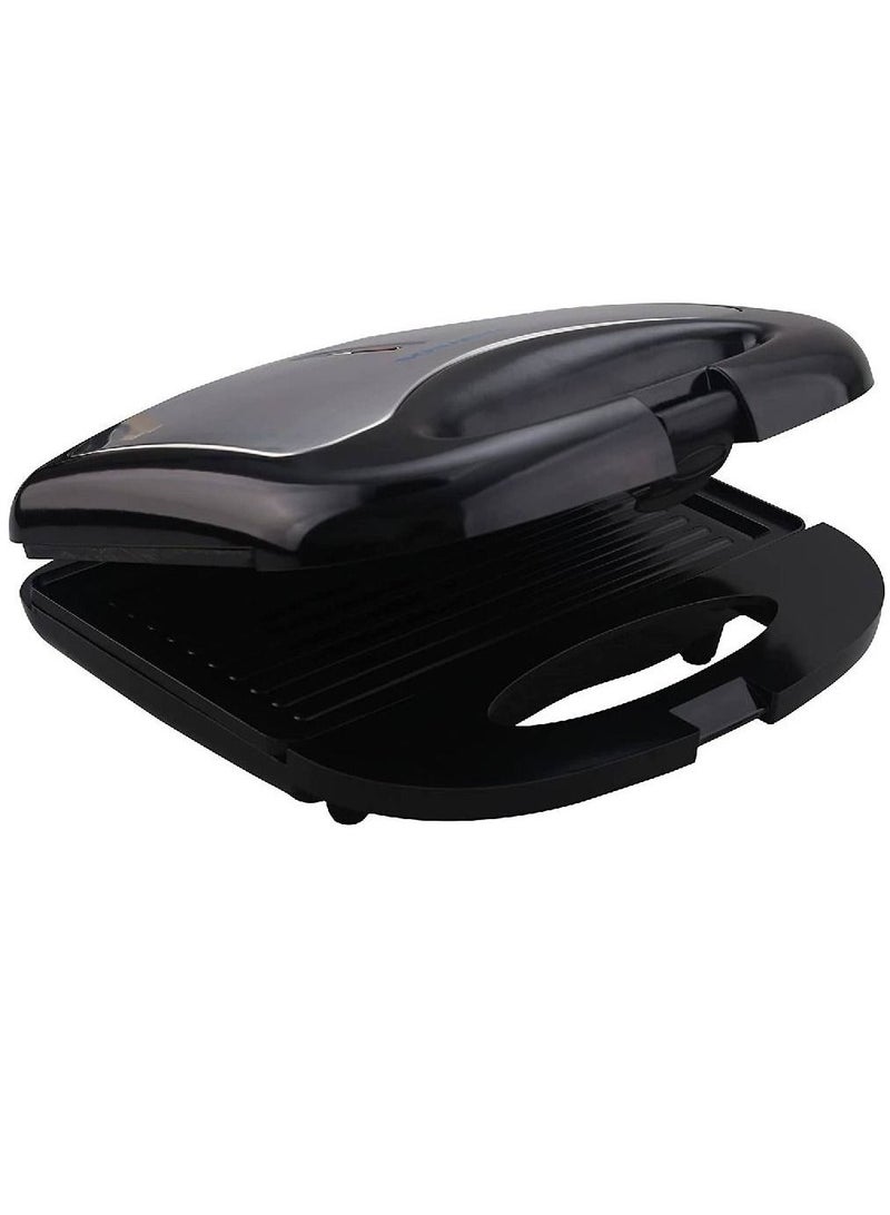 2 Slice Non-stick Grill & Sandwich Maker 750 W Black/Silver