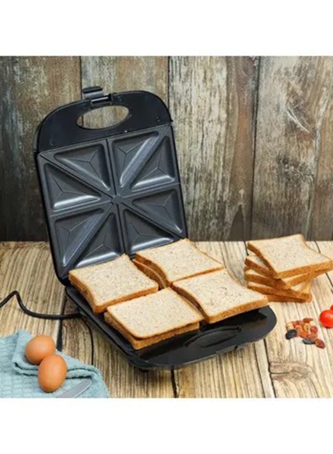 Sandwich Maker With Non-Stick Coating Plates 1400 W OMSM2491 Silver/Black