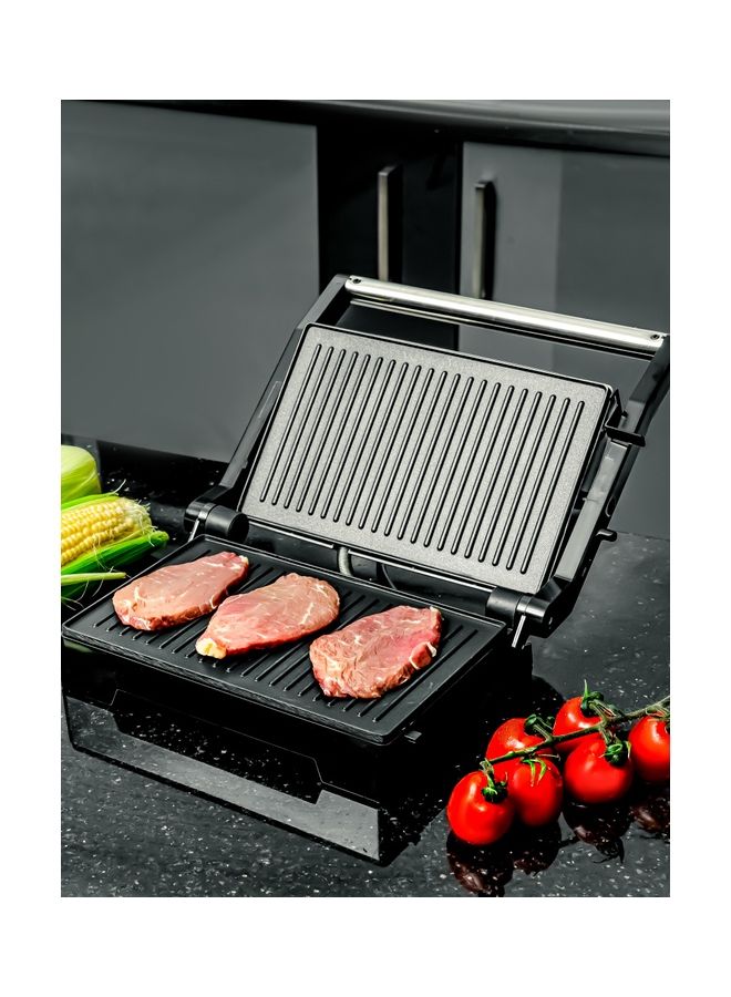 Stainless Steel Grill Maker 1000.0 W KNGM6273 Silver