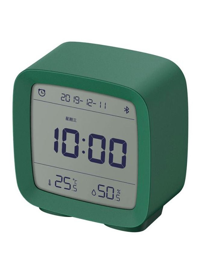 LCD Screen Adjustable Nightlight Alarm Clock Green 80.3x41x83mm