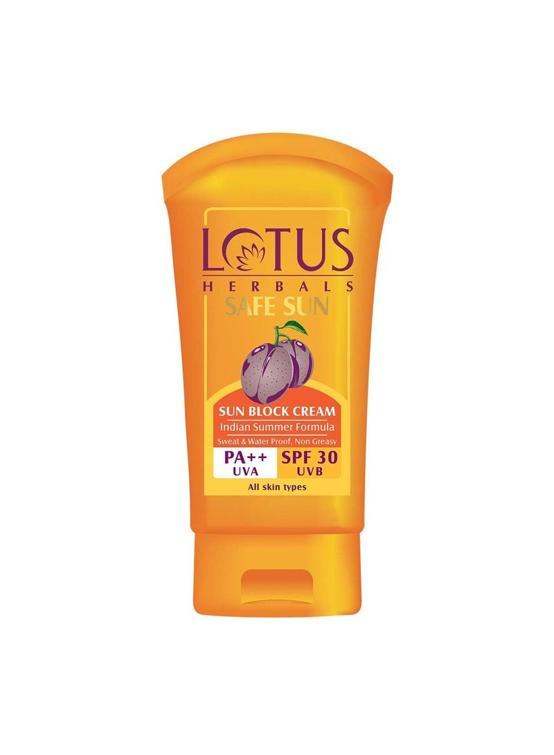 Lotus Herbals UV Screen Matte Gel SPF 50 100Gm and Sun Block Cream SPF 30 100gm