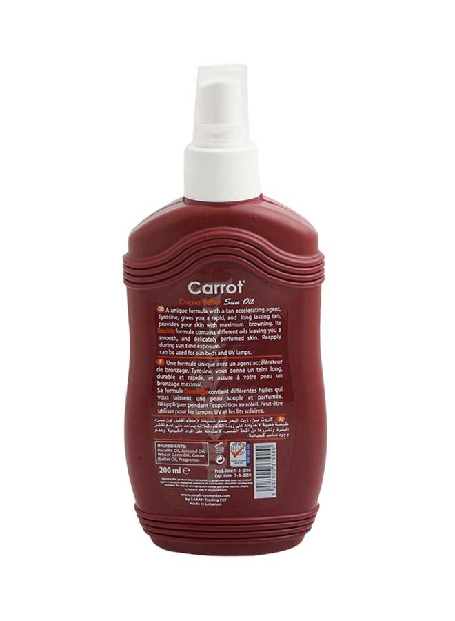 Cocoa Butter Sun Oil Spray 200ml