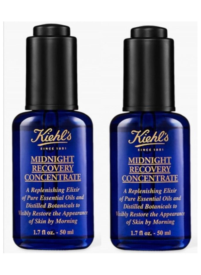 2 Pieces Midnight Recovery Concentrate 50ml