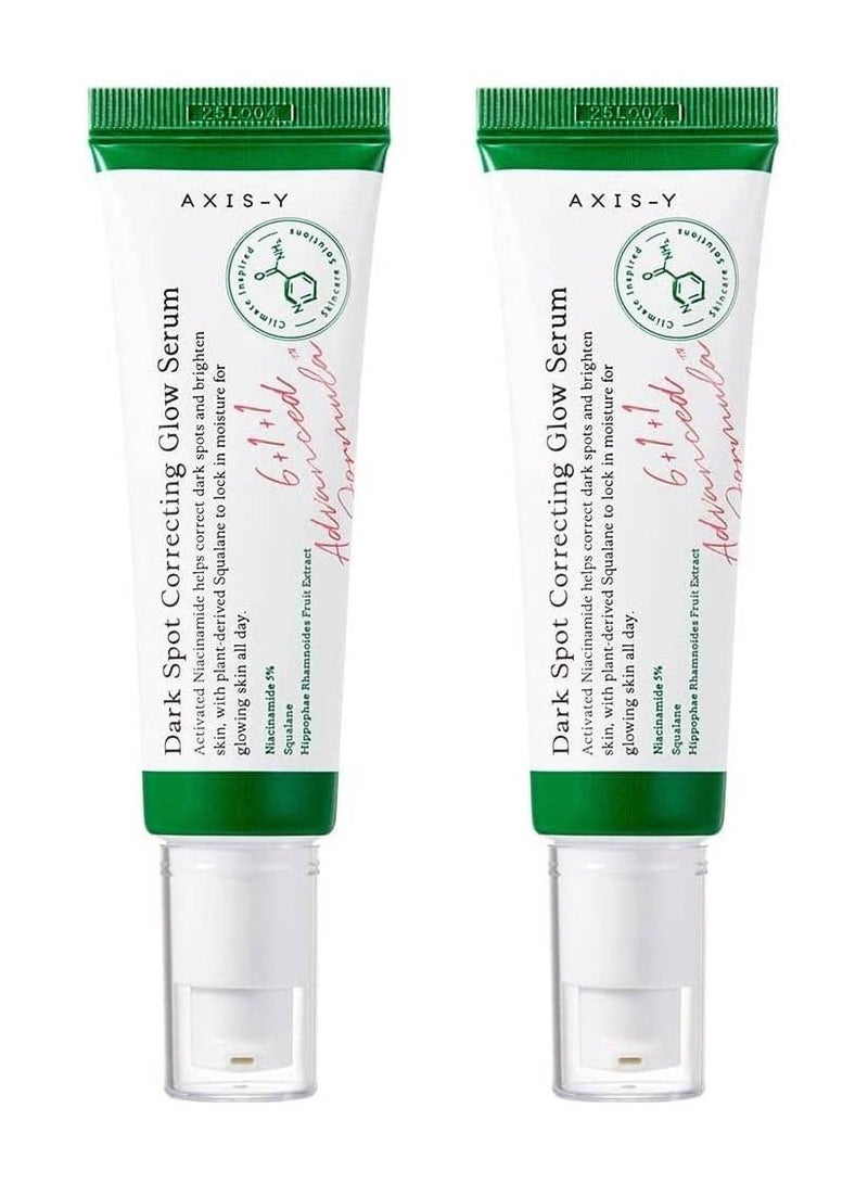 Dark Spot Correcting Glow Serum 50ml Hyperpigmentation Treatment Pack of 2