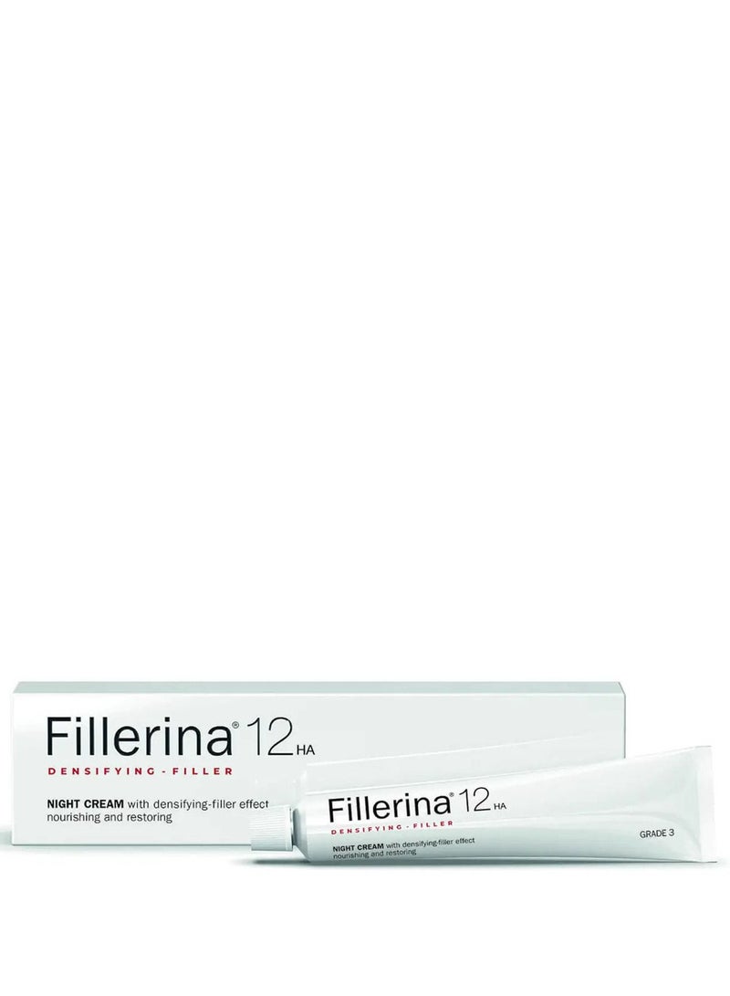 Fillerina 12 Densifying-Filler Night Cream - Grade 3 50ml