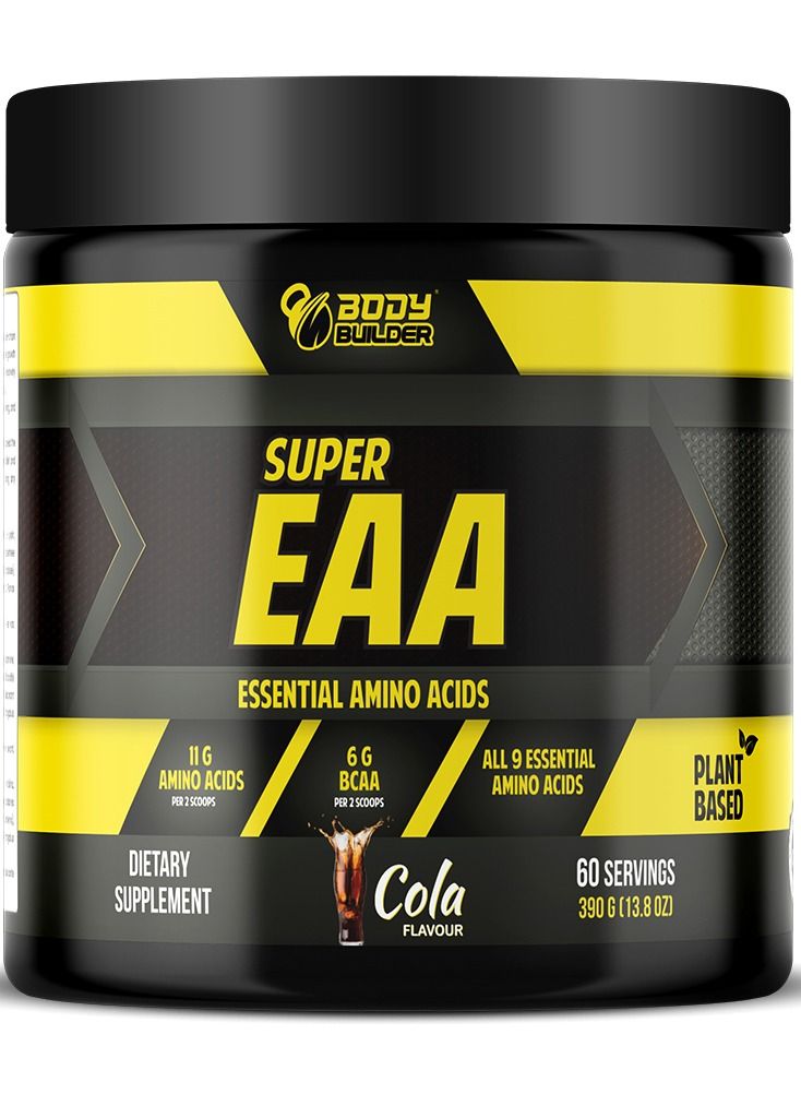 Body Builder Super Essential Amino acids, Cola Flavor 390 Gm