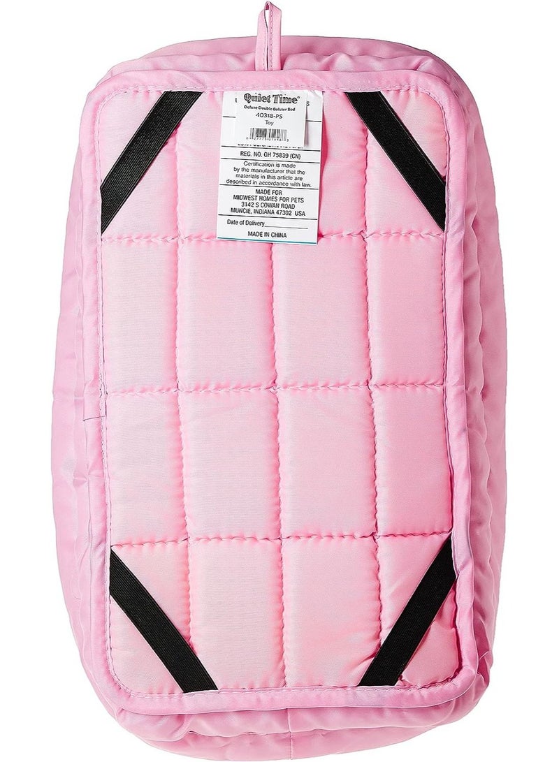 Midwest Quiet Time Pink Fashion Double Bolster Bed Pink 18Inch