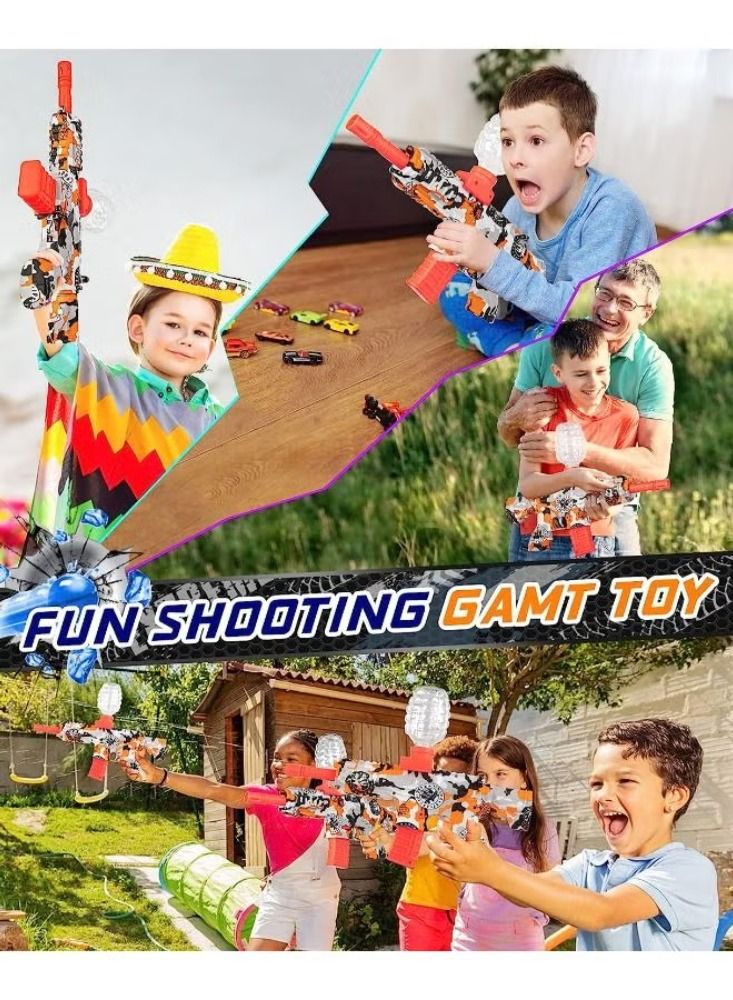 Electric Gun Splatter Ball Gel Blaster Water Beads and Goggles Gel Ball Blaster Automatic is Eco Friendly Outdoor Activities Team Game for Kids