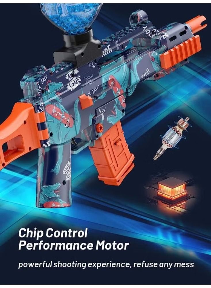 Electric Gun Splatter Ball Gel Blaster with Water Beads and Goggles Gel Ball Blaster Automatic is Eco Friendly Outdoor Activities Team Game for Kids