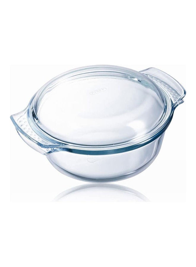 Round Casserole, Clear, 7708030 Clear 26cm