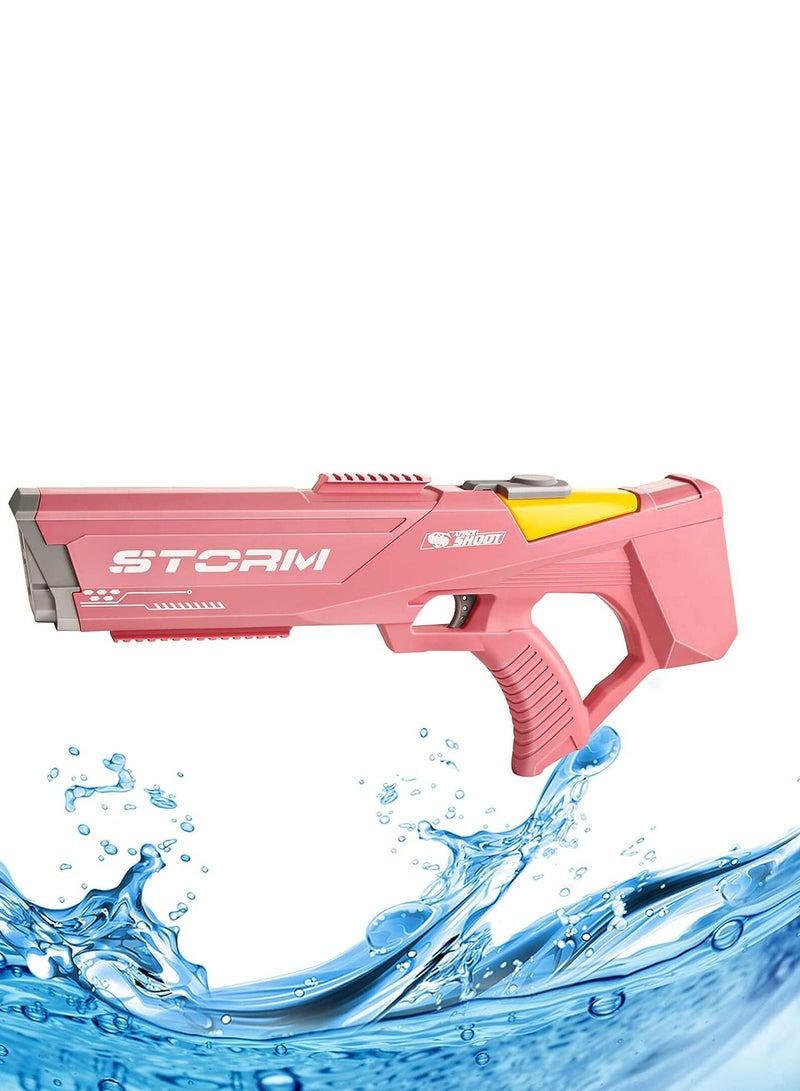 Rechargeable Large Capacity Electric Water Gun with Seal Leak Proof and Long-Range Shooting Outdoor Beach Pool Toys for Kids