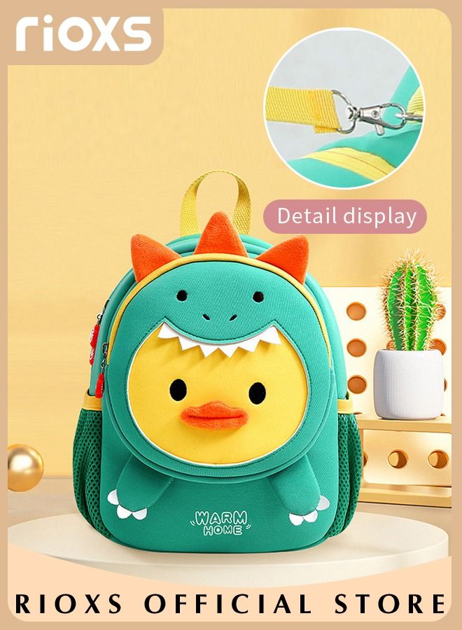 Kids Boys Girls Toddler Backpack Lightweight Waterproof Kindergarten Schoolbag Animal 3D Cartoon Mini Travel Bag for Baby Girls Boys 2-8 Years Daypack