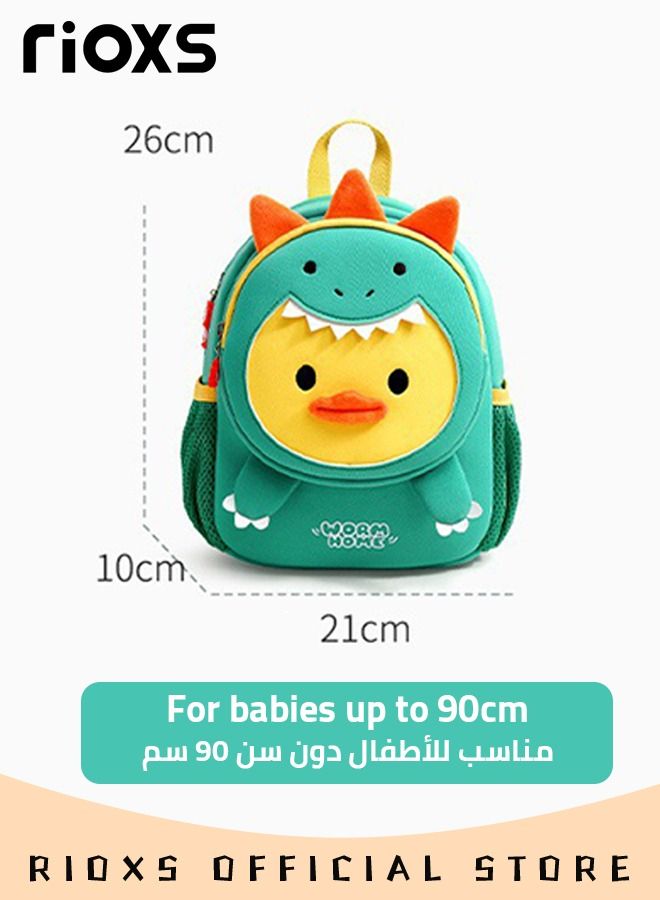 Kids Boys Girls Toddler Backpack Lightweight Waterproof Kindergarten Schoolbag Animal 3D Cartoon Mini Travel Bag for Baby Girls Boys 2-8 Years Daypack