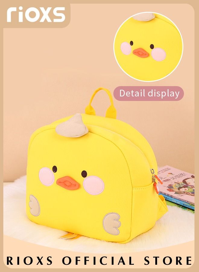 Cartoon Animal Backpack, Lightweight Lovely Toddler Bag, 3D Cartoon Mini Travel Bag with Ultralight Weight and Durable Zipper Closure, Designed in Proper Size, Ideal Gift for Kindergarten Kids