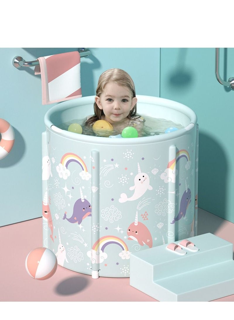 Baby Inflatable Bathtub, Portable Infant Toddler Bathing Tub