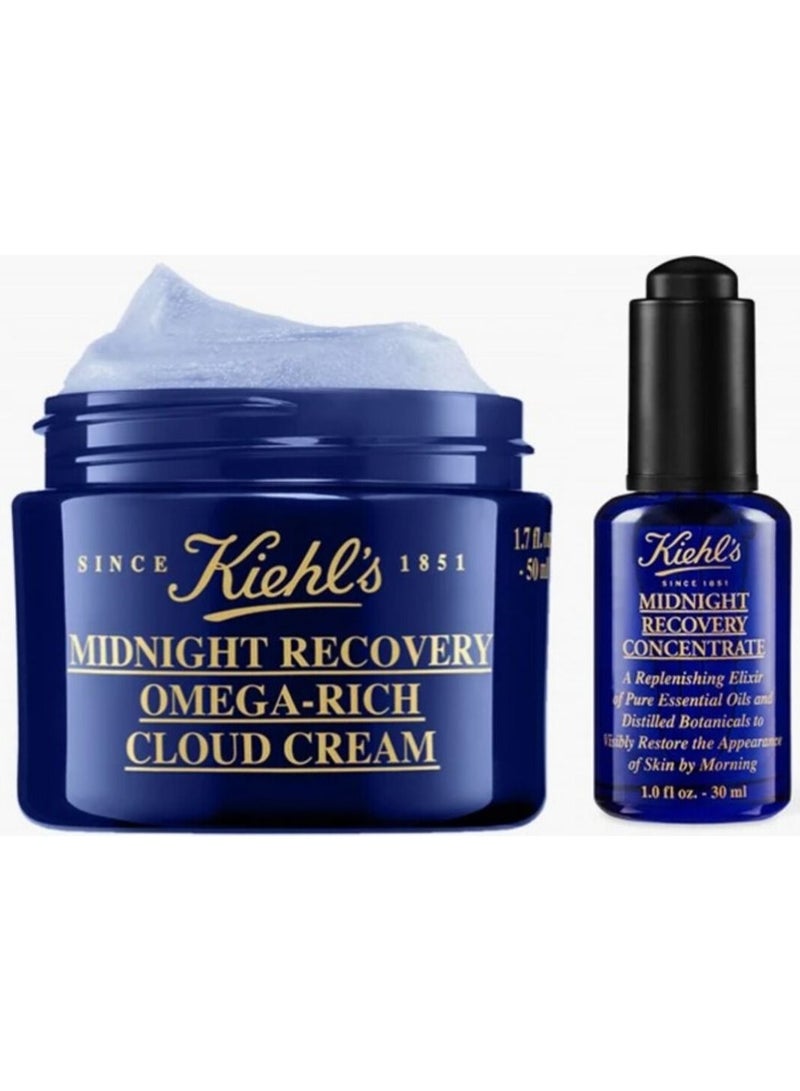 Midnight Recovery Omega Rich Cloud Cream 50ml and Midnight Recovery Concentrate 30ml