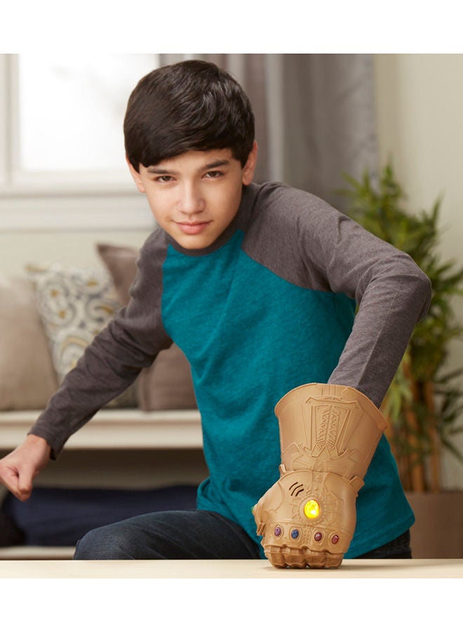 War Infinity Gauntlet with Lights and Sounds, Electronic Fist Role Play Super Hero Toys for Kids Ages 5 and Up