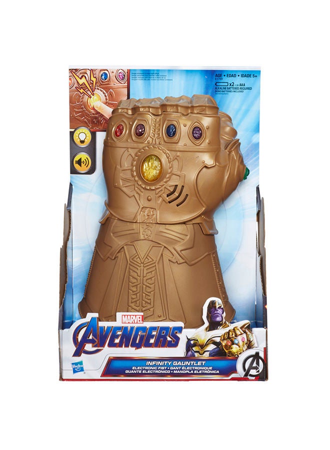 War Infinity Gauntlet with Lights and Sounds, Electronic Fist Role Play Super Hero Toys for Kids Ages 5 and Up