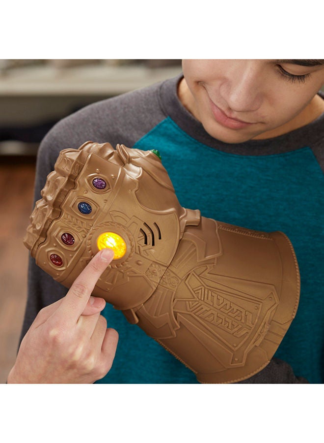 War Infinity Gauntlet with Lights and Sounds, Electronic Fist Role Play Super Hero Toys for Kids Ages 5 and Up