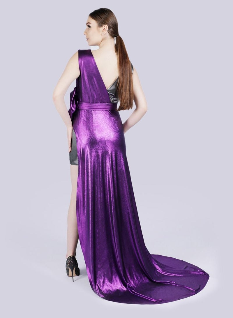 Spell - Pleated Tail Gown