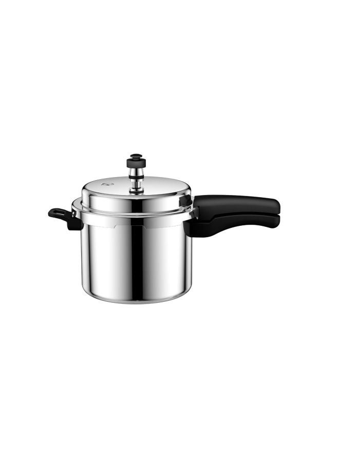 Aluminium Pressure Cooker Silver 10Liters