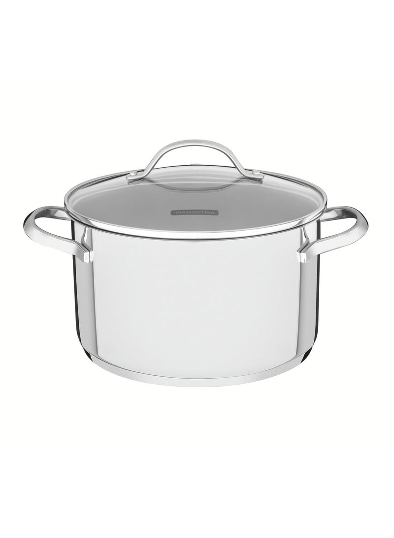 Since 1911,Made in Brazil- Una 16cm 1.8L Stainless Steel Deep Casserole with Tri ply Bottom