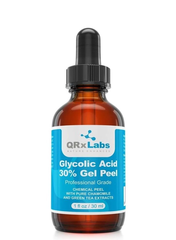 Glycolic Acid 30% Gel Peel with Chamomile and Green Tea Extracts Professional Grade Chemical Face