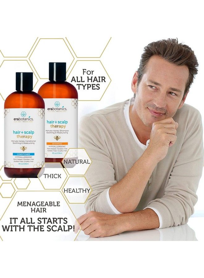 Manuka Honey Dry Scalp Shampoo Soothing And Moisturizing Shampoo For Dry Scalp And Damaged Hair Family Friendly Sulfate Free Shampoo Dry Scalp Treatment For Sensitive Skin