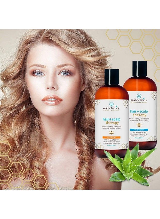 Manuka Honey Dry Scalp Shampoo Soothing And Moisturizing Shampoo For Dry Scalp And Damaged Hair Family Friendly Sulfate Free Shampoo Dry Scalp Treatment For Sensitive Skin